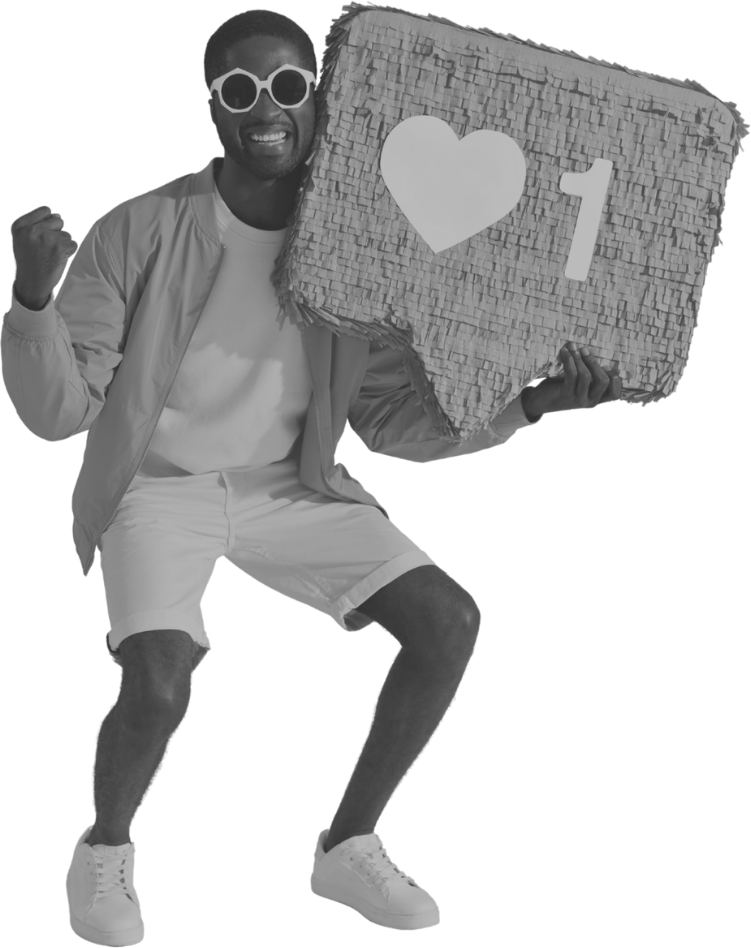 Homme avec notification like — Pourquoi #JESUISLÀ